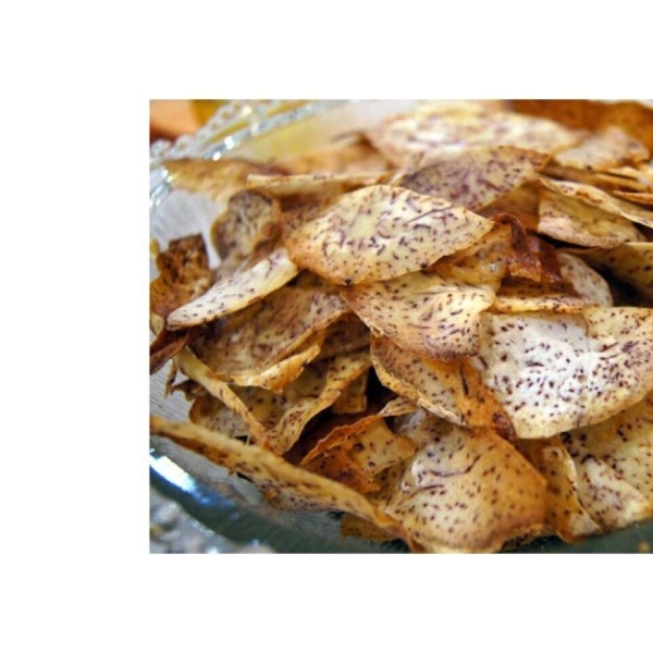 Baked Taro Chips