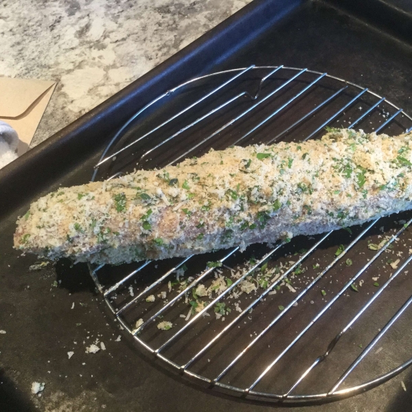 Parsley and Parmesan Crusted Pork Tenderloin