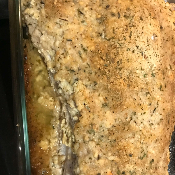 Parsley and Parmesan Crusted Pork Tenderloin