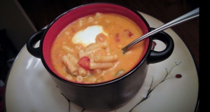 Spicy Mac and Cheese Soup