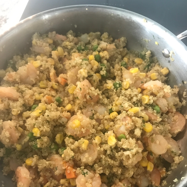 Victor's Shrimp Fried Quinoa