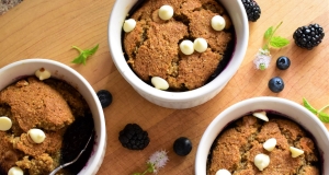 Blackberry and Blueberry Cobbler