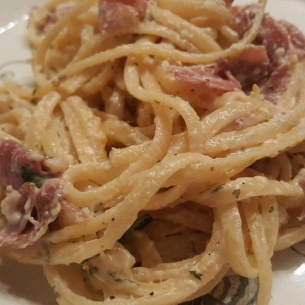 Linguine with Prosciutto