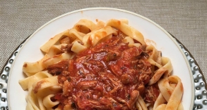 Pork and Shiitake Mushroom Ragu