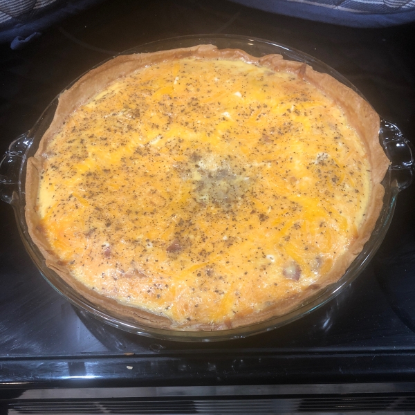 Cheddar Quiche