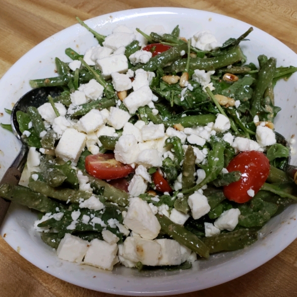 Feta and Slow-Roasted Tomato Salad with French Green Beans