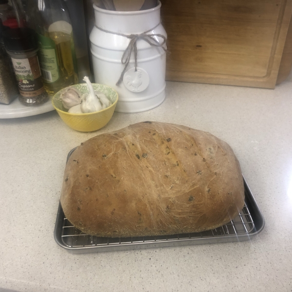 Mediterranean Black Olive Bread