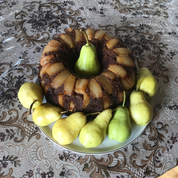 Ginger-Pear Upside-Down Cake