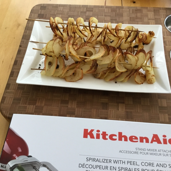 Baked Mexican Chips on a Stick