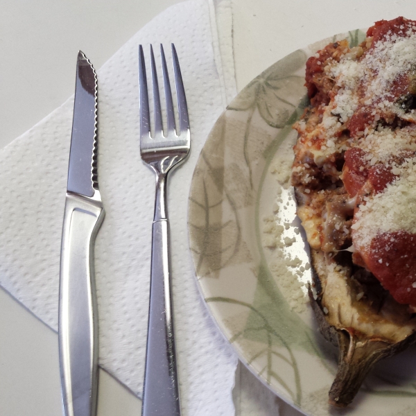 Baked Eggplant with Ground Beef