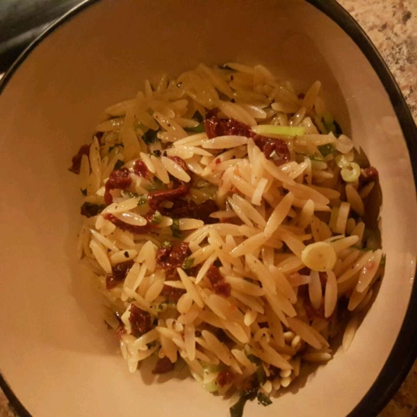 Sun-Dried Tomato Basil Orzo