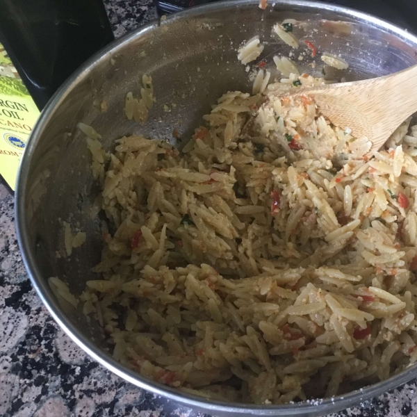 Sun-Dried Tomato Basil Orzo