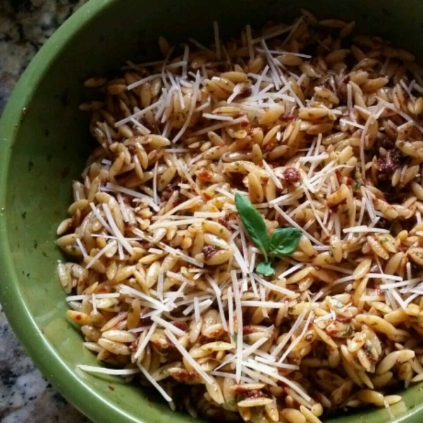 Sun-Dried Tomato Basil Orzo