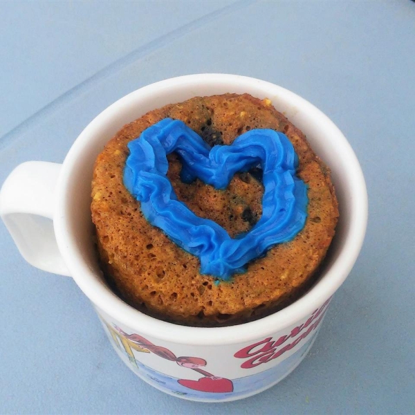 Microwave Blueberry Muffin in a Mug