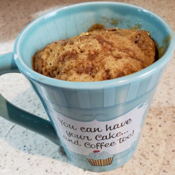 Microwave Blueberry Muffin in a Mug