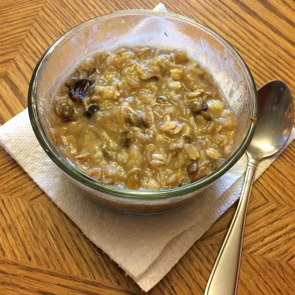 Banana Oatmeal for One