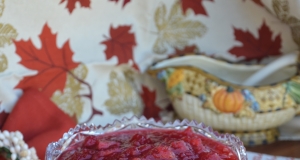 Cranberry Sauce with Apples