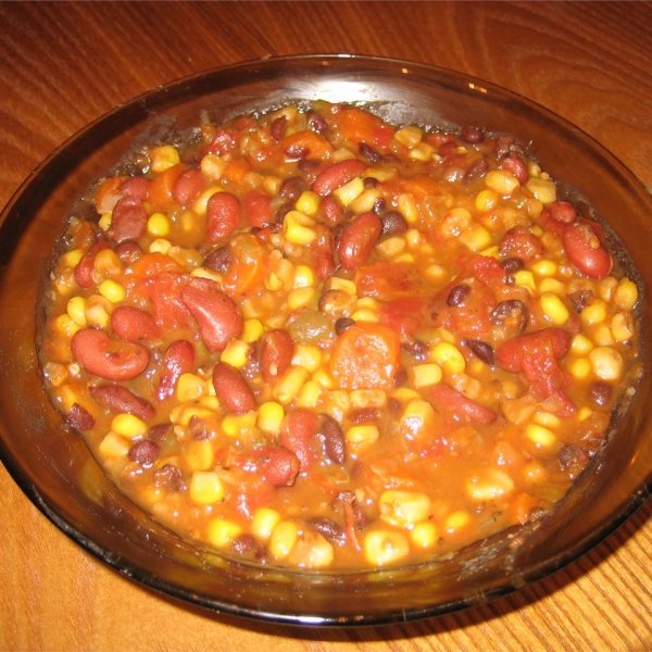 Spicy Black and Red Bean Soup