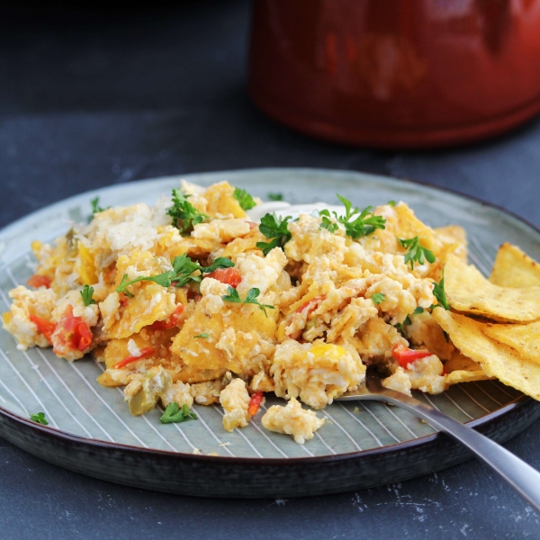 Chilaquiles Scramble