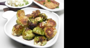 Oven-Roasted Brussels Sprouts with Garlic