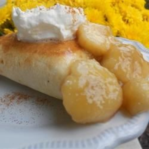 Bananas Foster Chimichangas