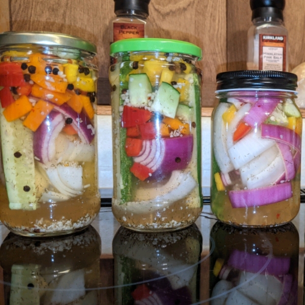 Pickled Grilled Vegetables