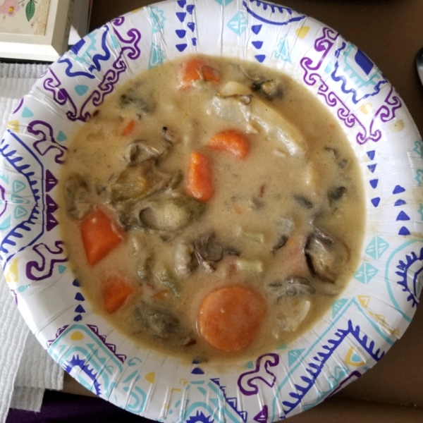 Oyster Stew with Evaporated Milk