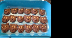 Chocolate Teddy Bear Cookies