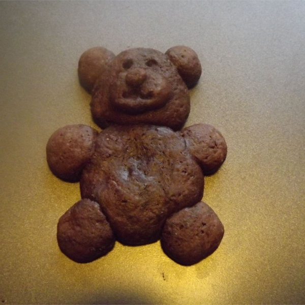 Chocolate Teddy Bear Cookies