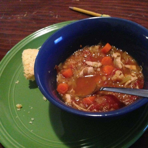 Winter Lentil Vegetable Soup