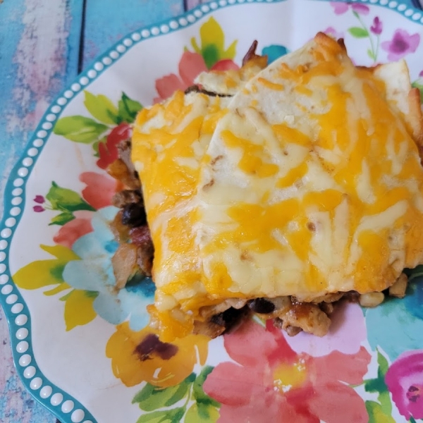 Mexican Chicken Taco Casserole