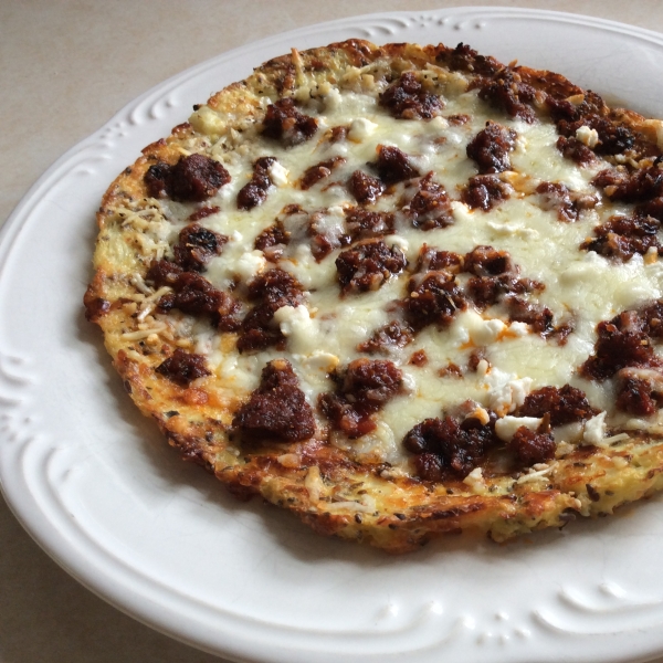 Quick and Easy Cauliflower Crust Personal Pizza