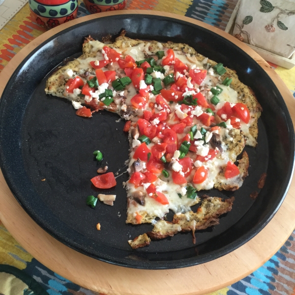Quick and Easy Cauliflower Crust Personal Pizza