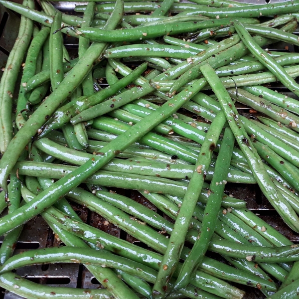 Grilled Green Beans