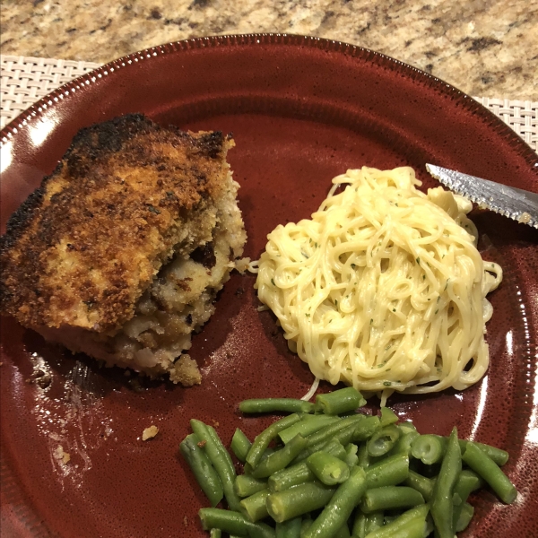 Apple Stuffed Pork Chops