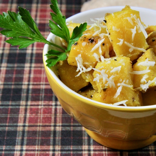 Roasted Acorn Squash with Parmesan