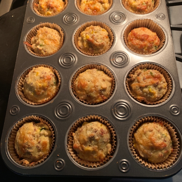 Sausage and Sweet Corn Muffins