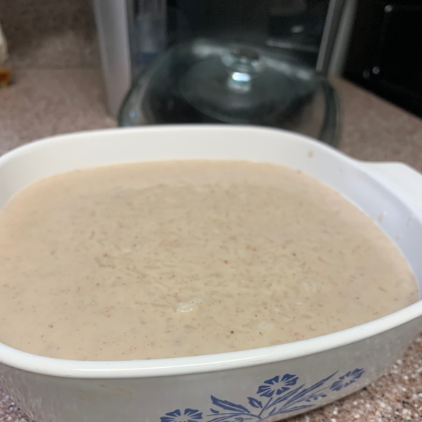 Canadian Maple Rice Pudding