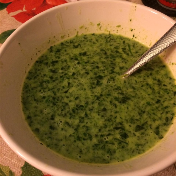 Cream of Spinach Soup