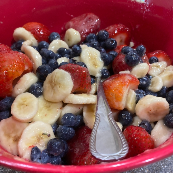 Red, White, and Blueberry Fruit Salad