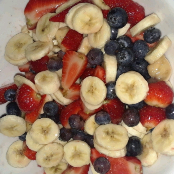 Red, White, and Blueberry Fruit Salad