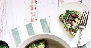 Instant Pot® Spinach and Mushroom Frittata