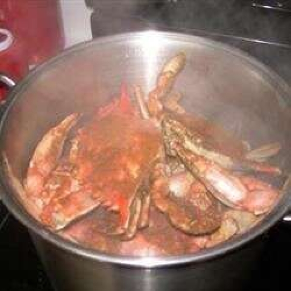 Steamed Blue Crabs