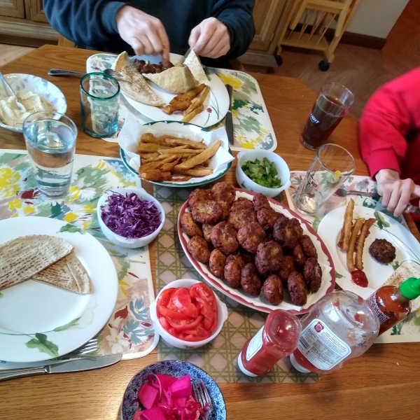 Falafel with Canned Chickpeas