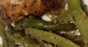 Green Beans with Bread Crumbs