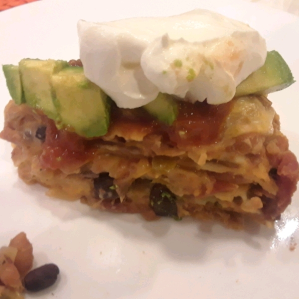 Seven Layer Tortilla Pie