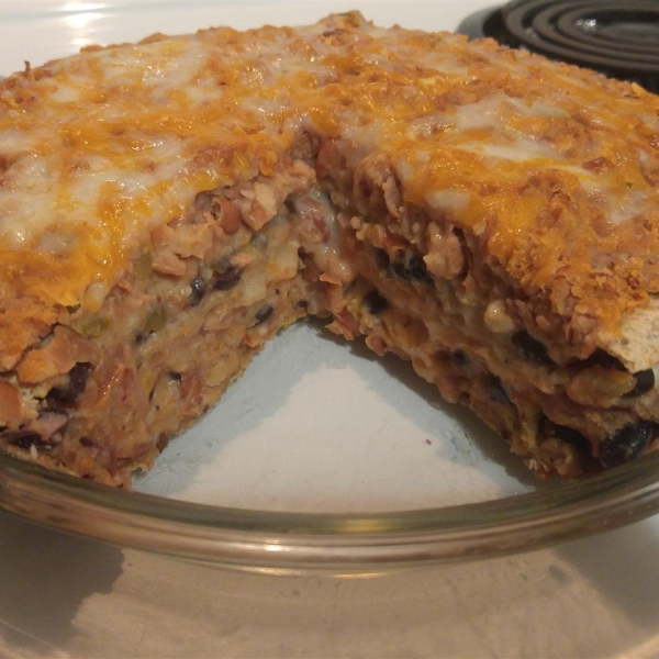 Seven Layer Tortilla Pie