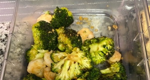 Utokia's Ginger Shrimp and Broccoli with Garlic
