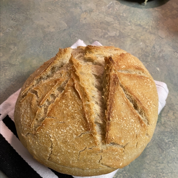 No-Knead Dutch Oven Bread