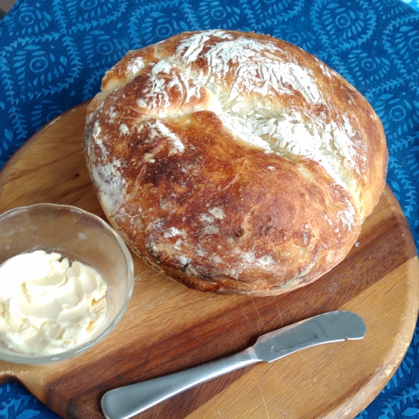 No-Knead Dutch Oven Bread